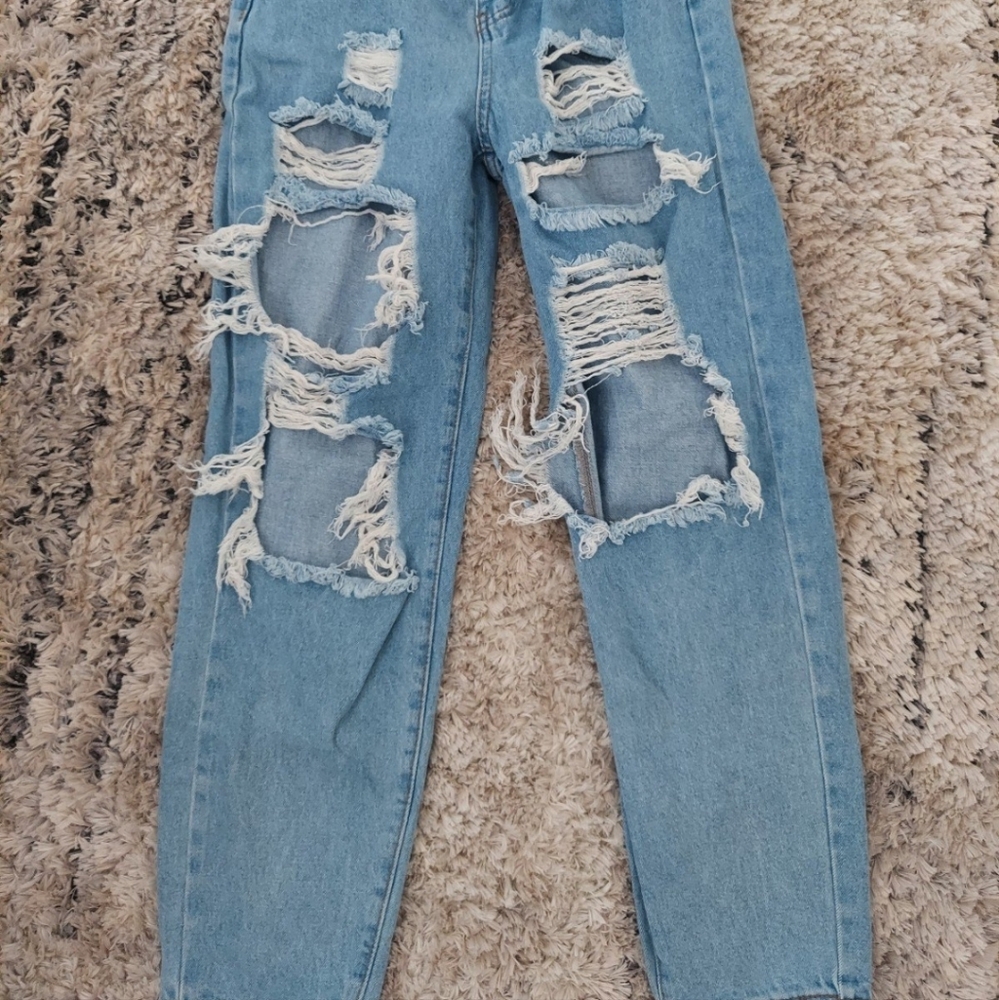 Women's/ Junior's Destroyed Denim Jeans size XS 0